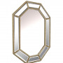 Зеркало в зеркальной раме Diamond Silver (Даймонд), Поталь античное серебро, 90*120 см в интернет-магазине «Зеркала с подсветкой» фото